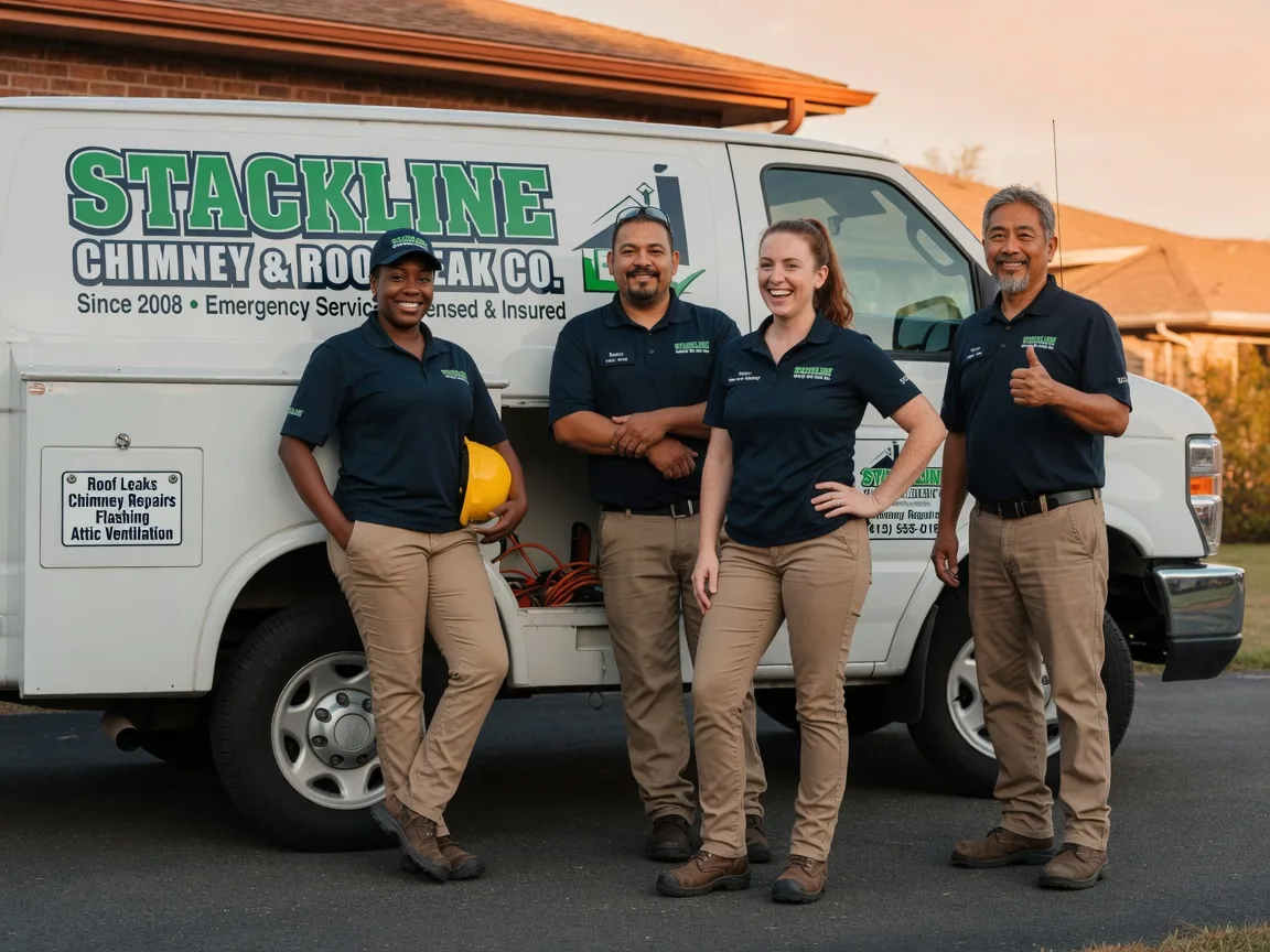 Chimney flashing repair company in Peabody, KS